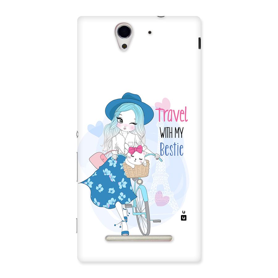 Travel With My Bestie Back Case for Xperia C3