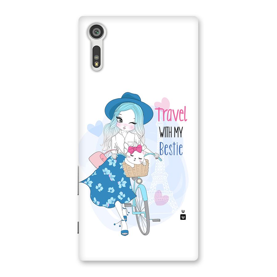Travel With My Bestie Back Case for Xperia XZ