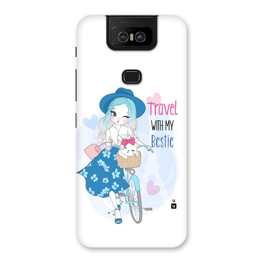 Travel With My Bestie Back Case for Zenfone 6z