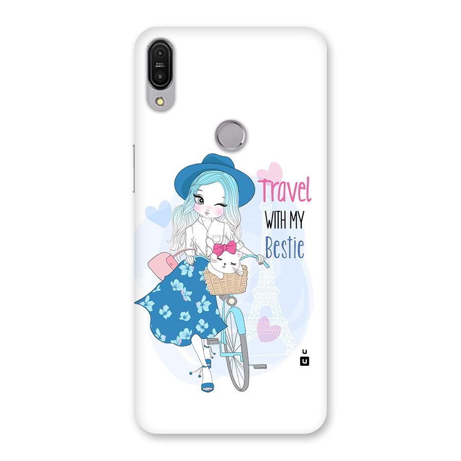 Travel With My Bestie Back Case for Zenfone Max Pro M1