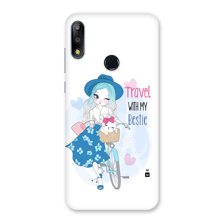 Travel With My Bestie Back Case for Zenfone Max Pro M2