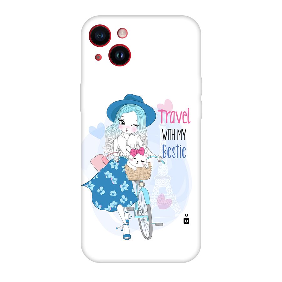 Travel With My Bestie Back Case for iPhone 14 Plus