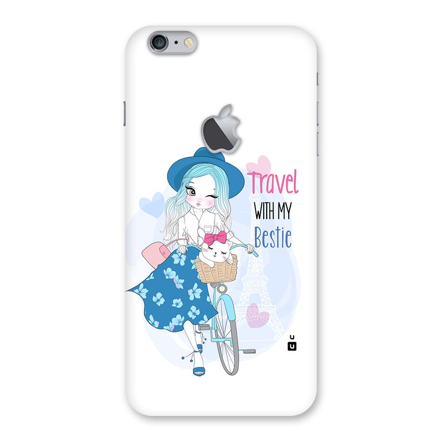 Travel With My Bestie Back Case for iPhone 6 Plus 6S Plus Logo Cut