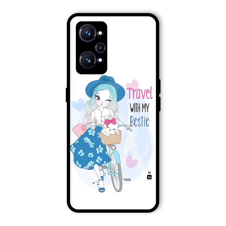 Travel With My Bestie Glass Back Case for Realme GT Neo2