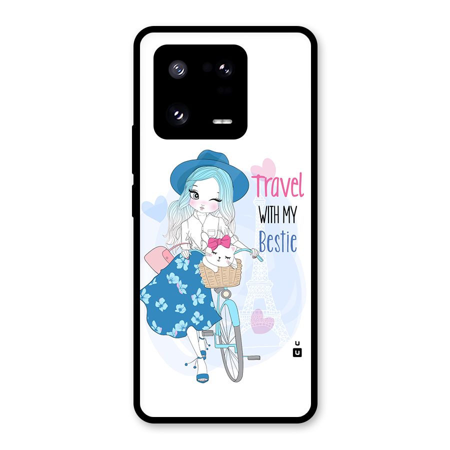 Travel With My Bestie Glass Back Case for Xiaomi 13 Pro