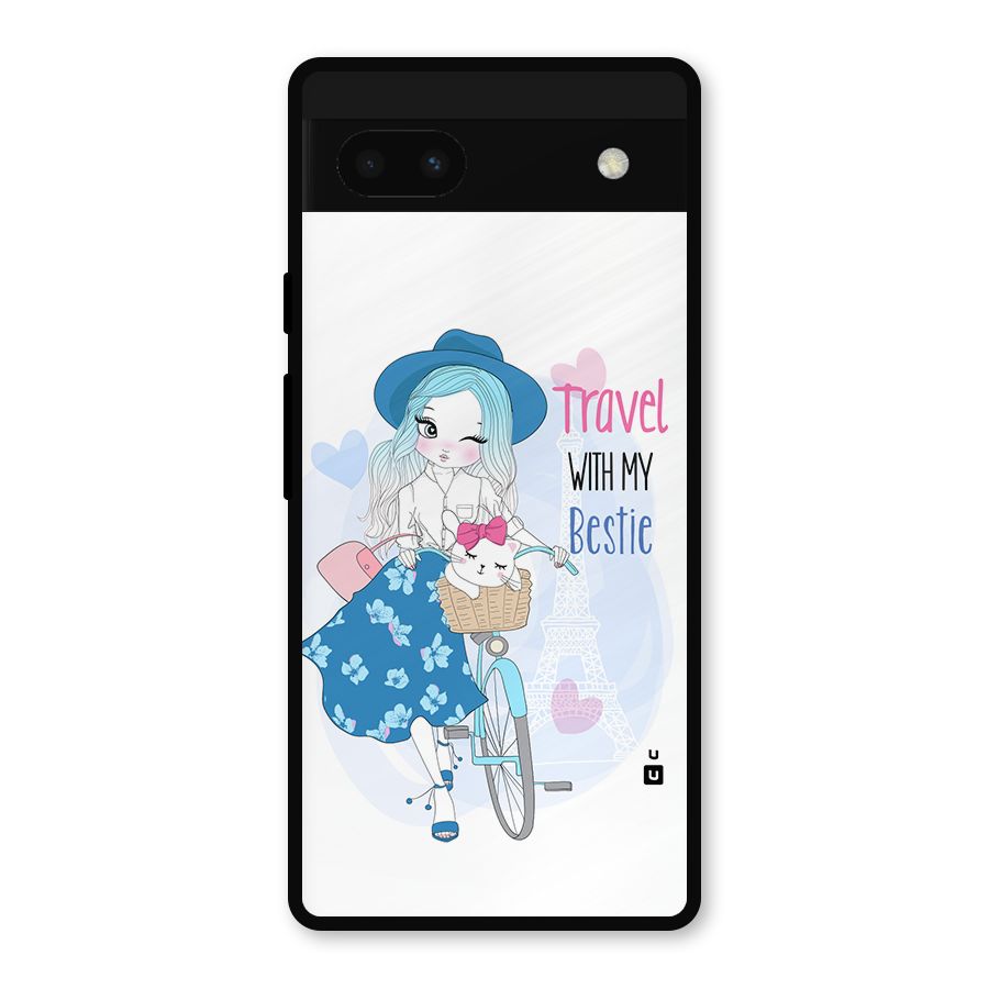 Travel With My Bestie Metal Back Case for Google Pixel 6a
