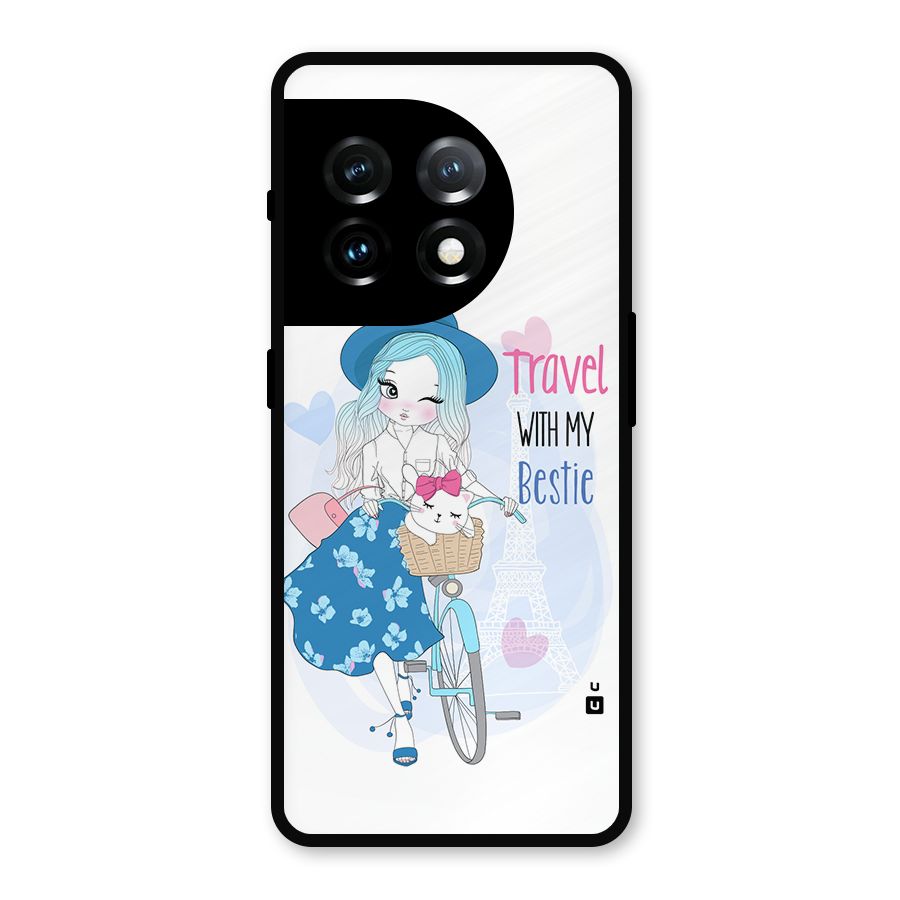 Travel With My Bestie Metal Back Case for OnePlus 11