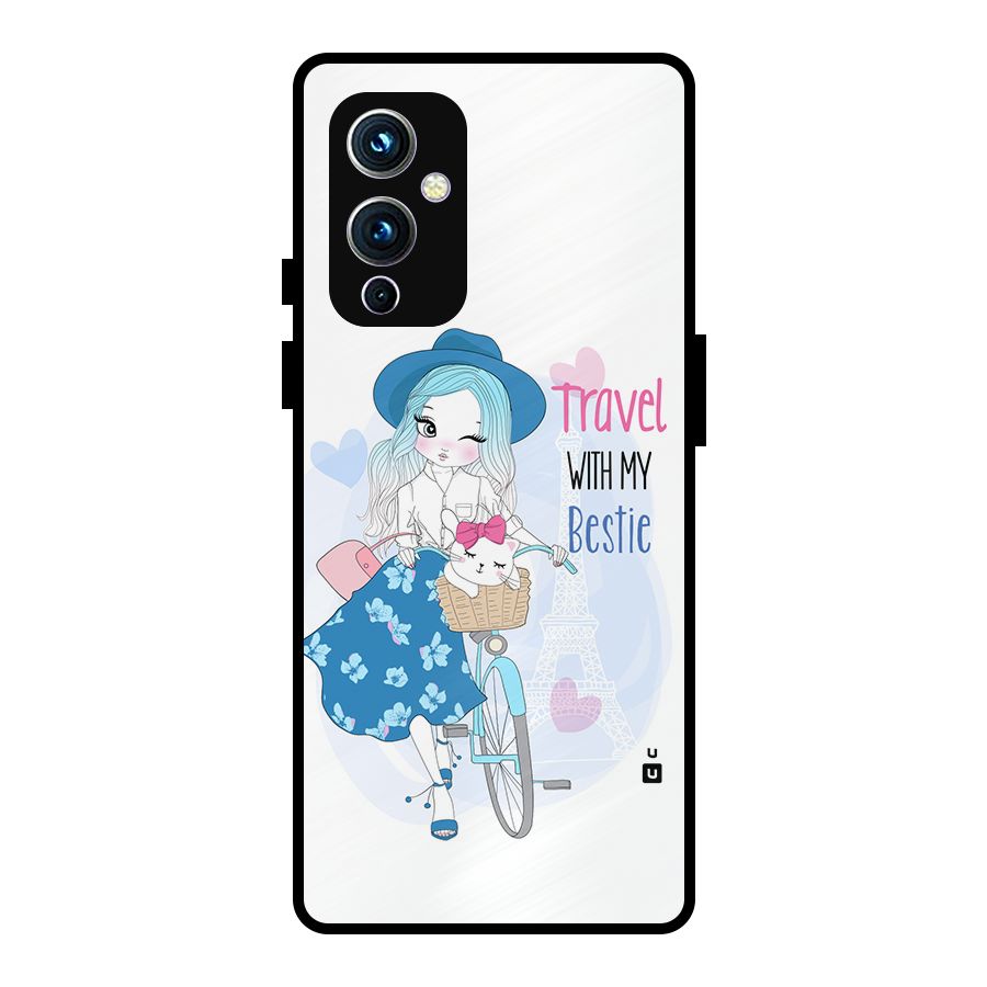 Travel With My Bestie Metal Back Case for OnePlus 9