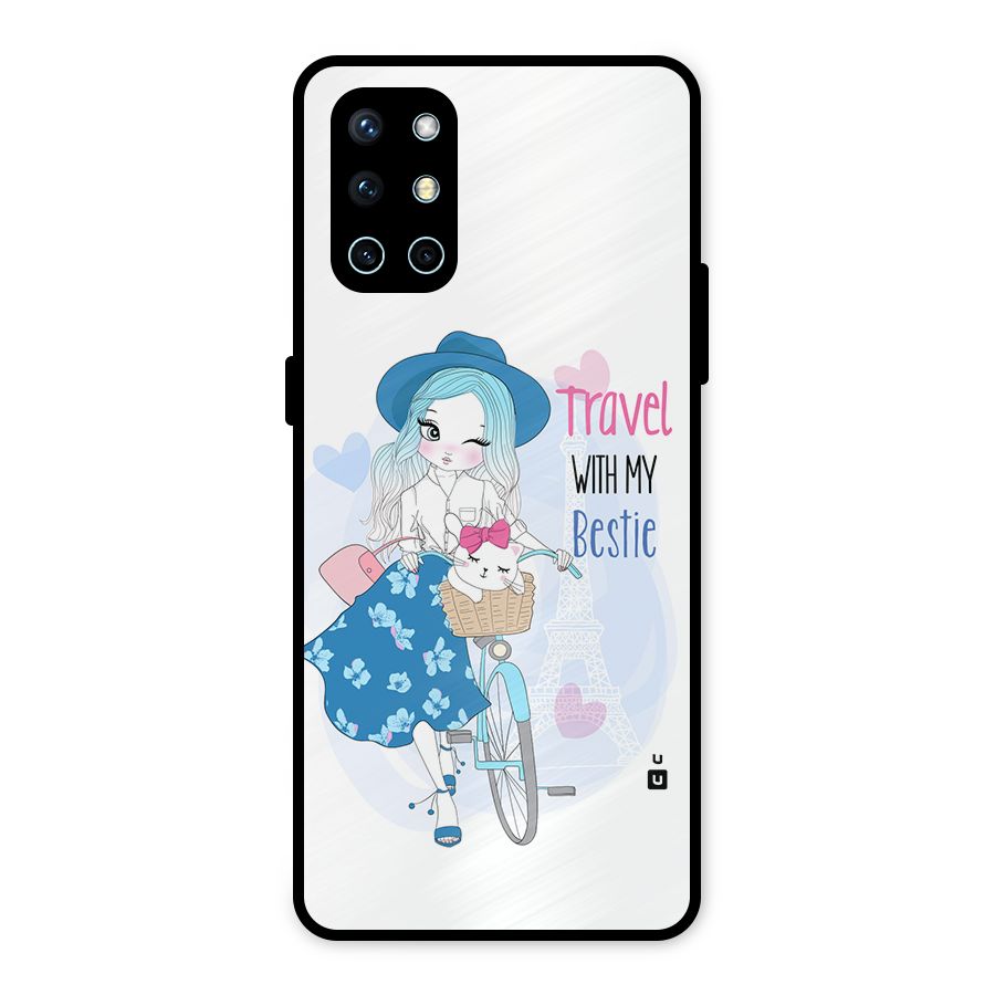 Travel With My Bestie Metal Back Case for OnePlus 9R