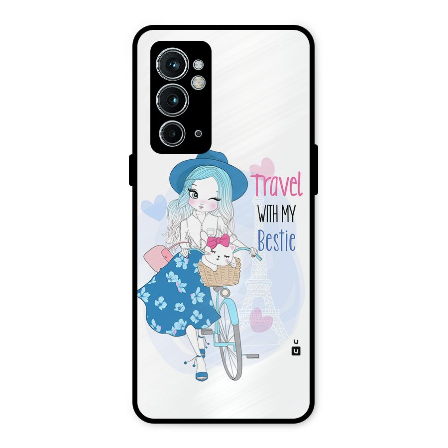 Travel With My Bestie Metal Back Case for OnePlus 9RT 5G