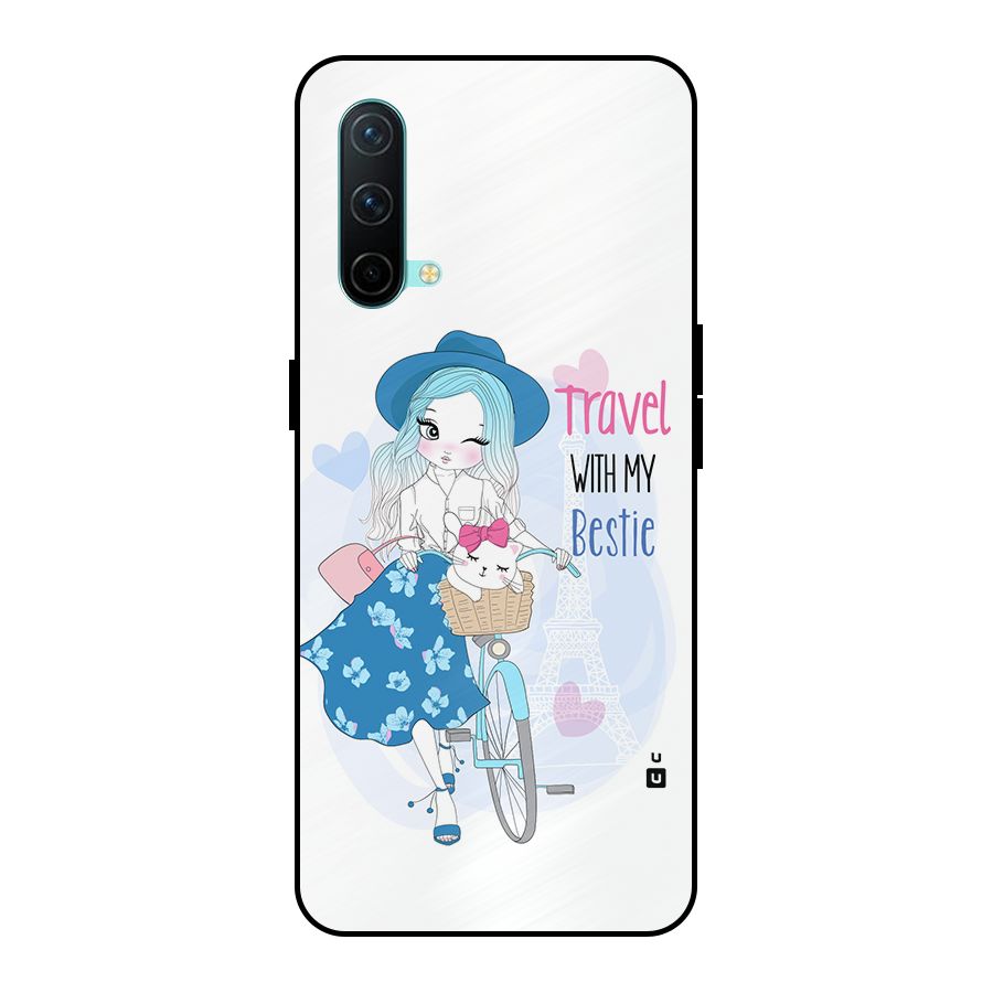 Travel With My Bestie Metal Back Case for OnePlus Nord CE 5G