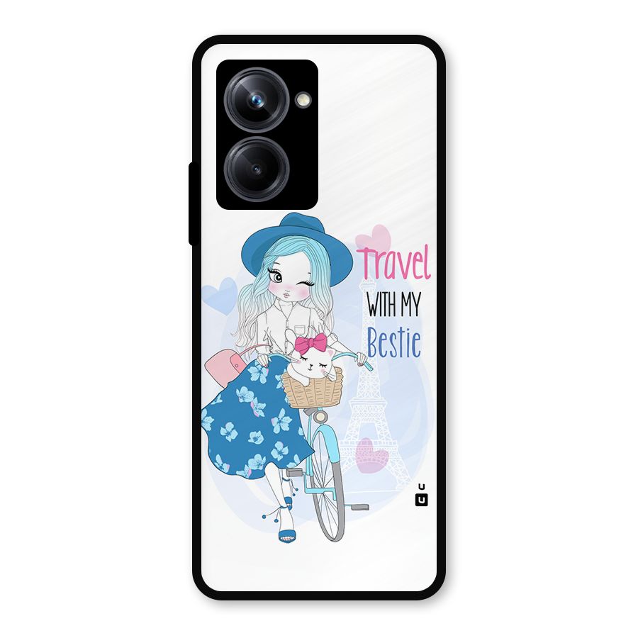 Travel With My Bestie Metal Back Case for Realme 10 Pro