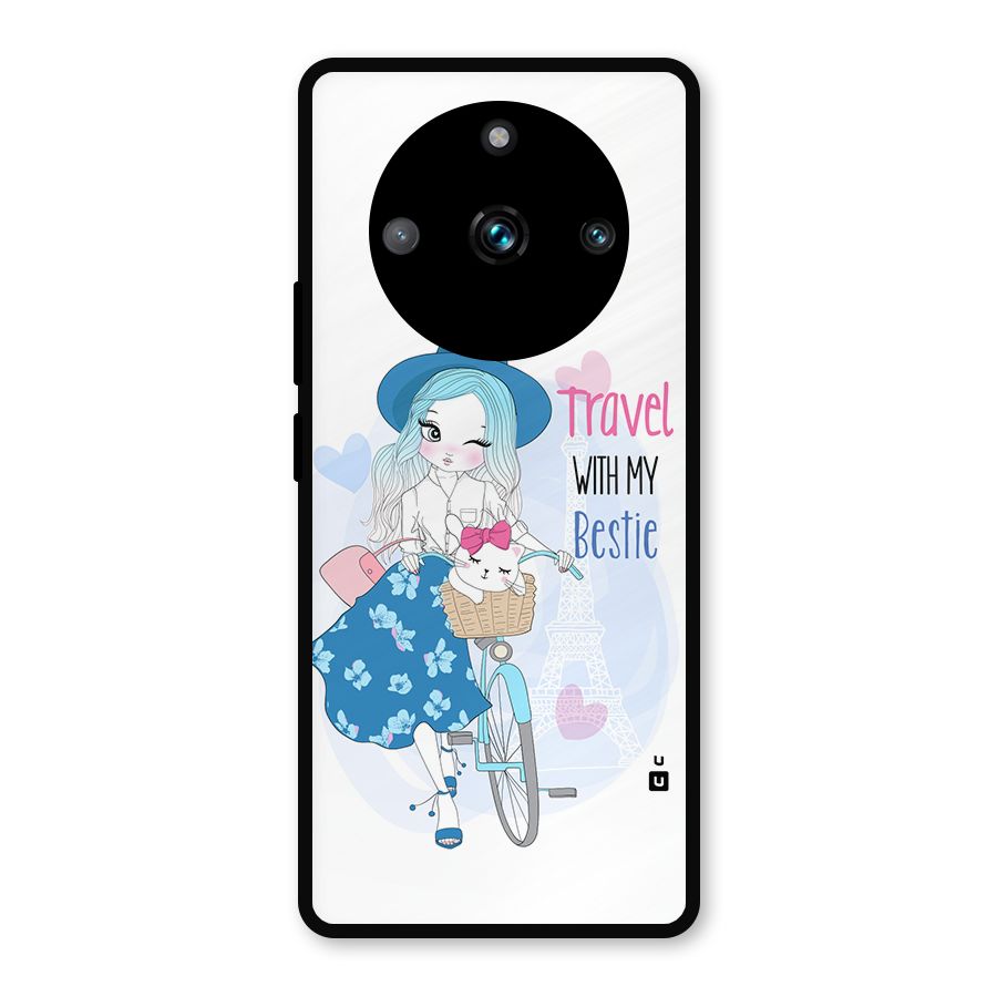 Travel With My Bestie Metal Back Case for Realme 11 Pro