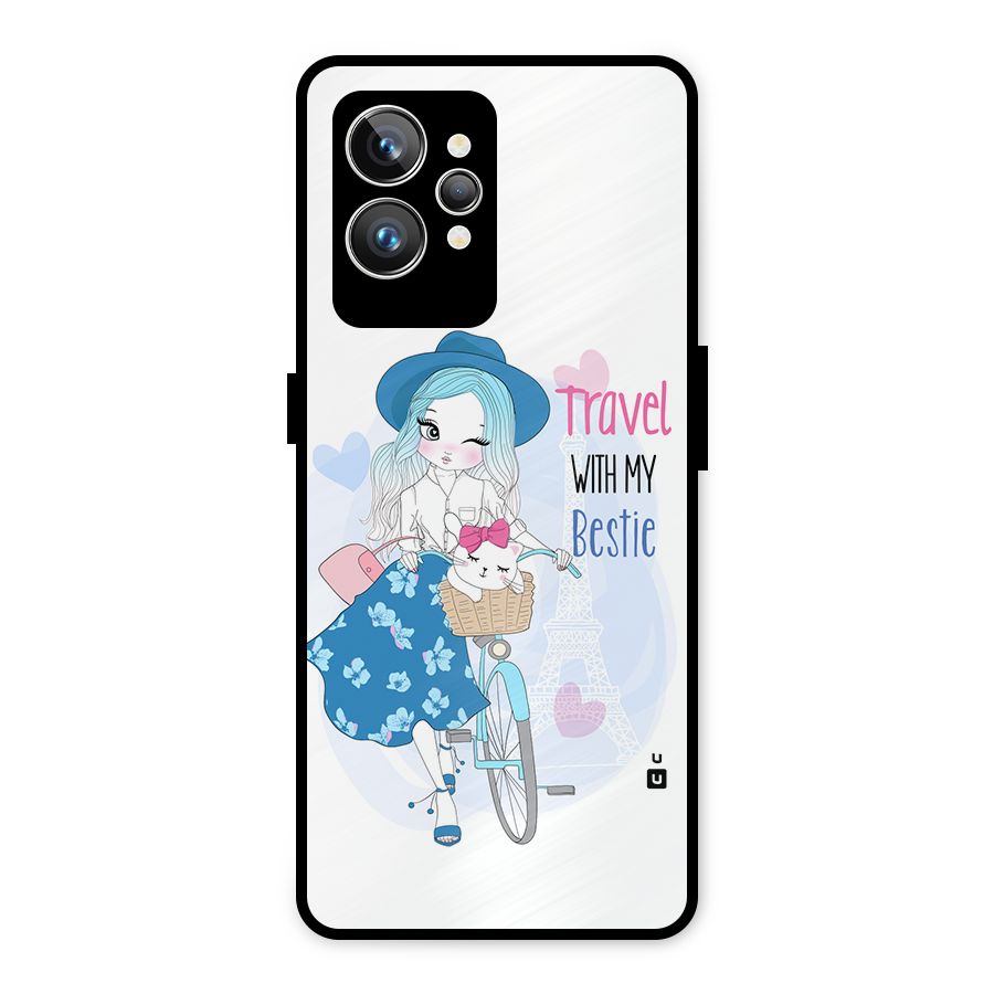 Travel With My Bestie Metal Back Case for Realme GT2 Pro