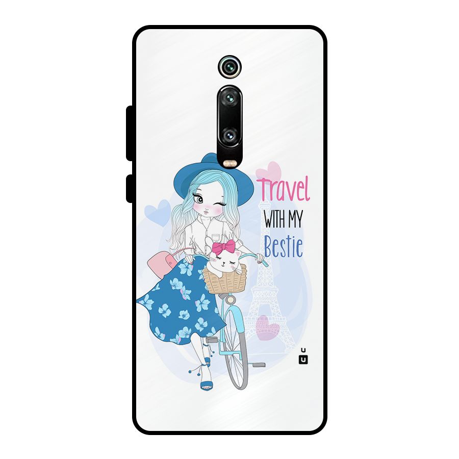 Travel With My Bestie Metal Back Case for Redmi K20
