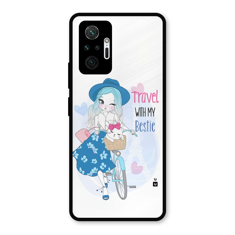 Travel With My Bestie Metal Back Case for Redmi Note 10 Pro Max