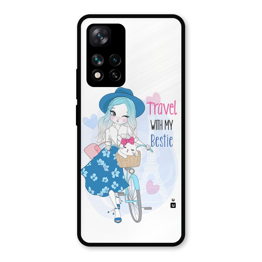 Travel With My Bestie Metal Back Case for Xiaomi 11i 5G