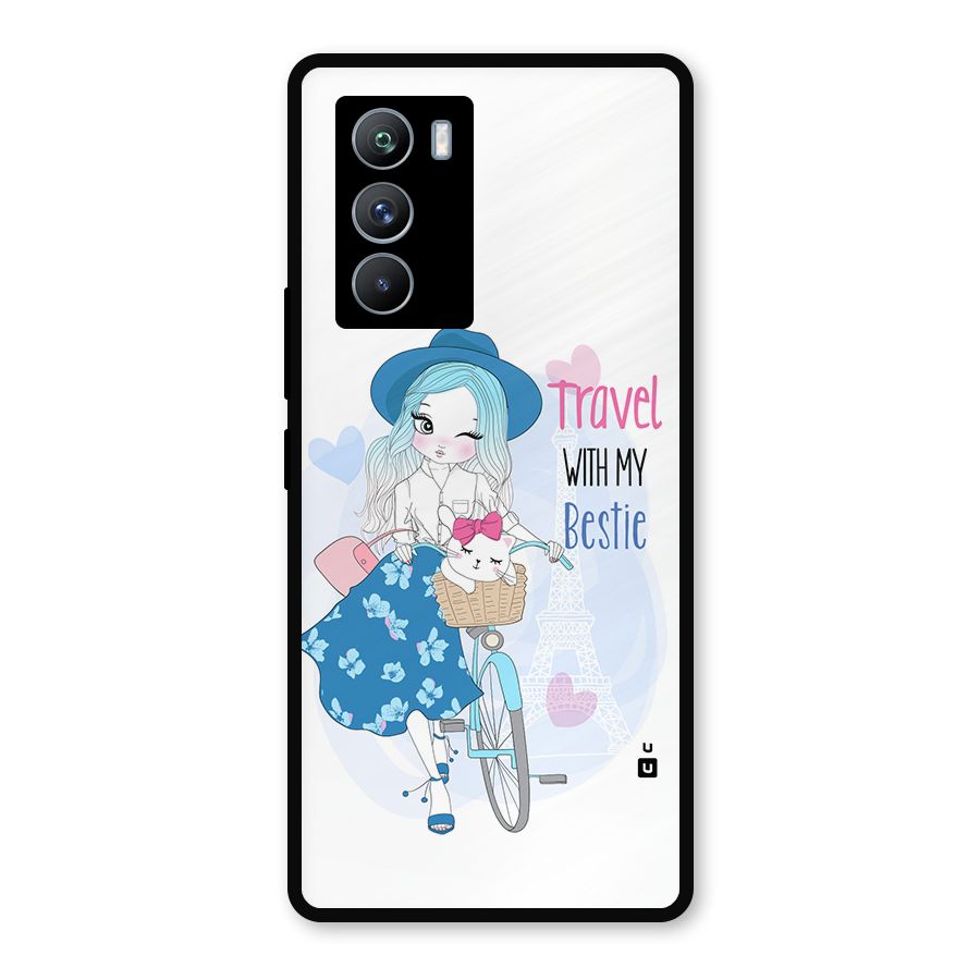 Travel With My Bestie Metal Back Case for iQOO 9 SE