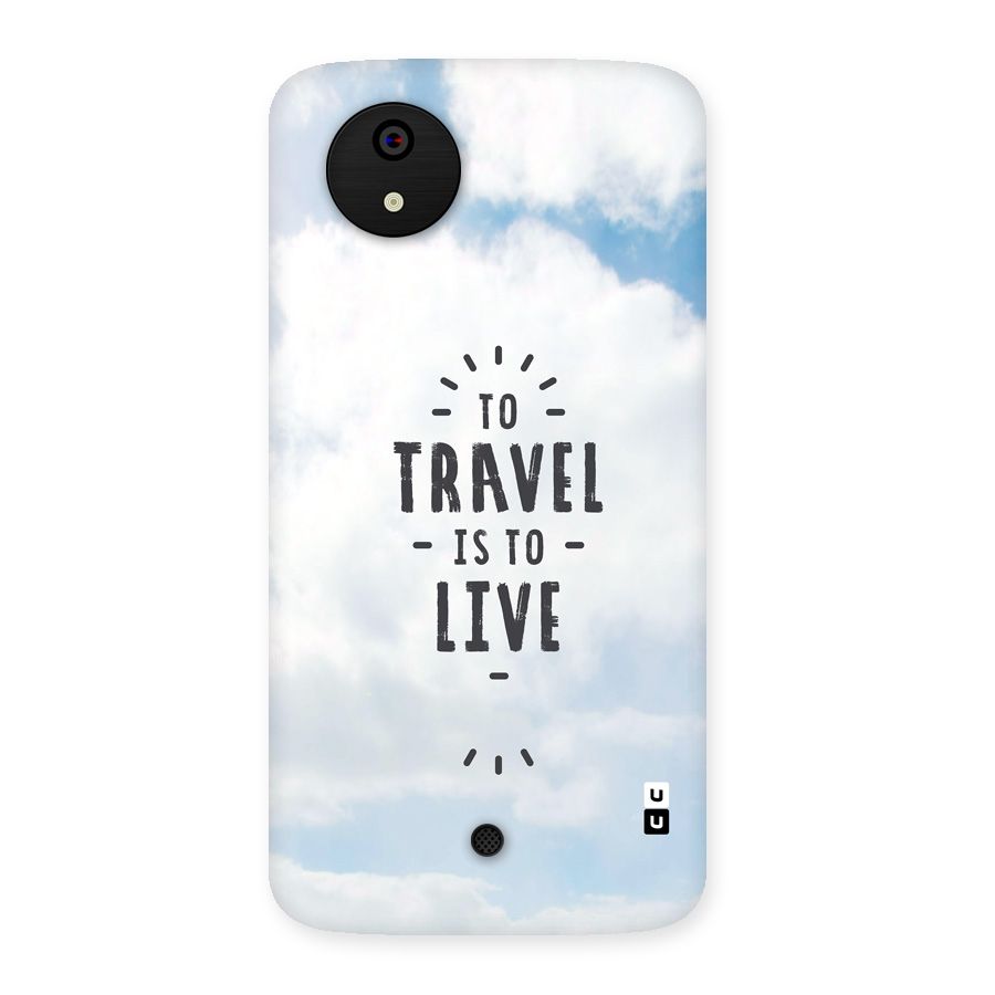 Travel is Life Back Case for Canvas A1  AQ4501