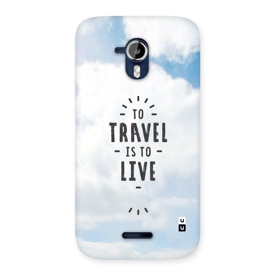 Travel is Life Back Case for Canvas Magnus A117