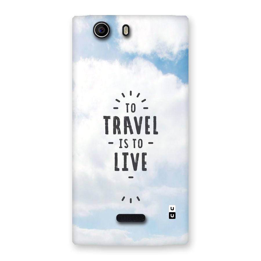 Travel is Life Back Case for Canvas Nitro 2 E311