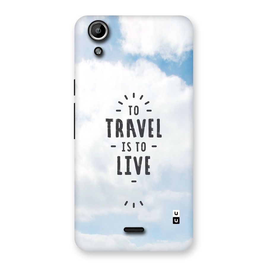 Travel is Life Back Case for Canvas Selfie Lens Q345