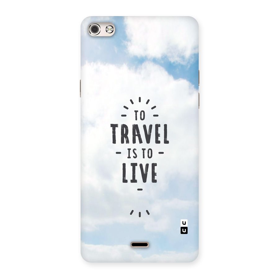 Travel is Life Back Case for Canvas Silver 5