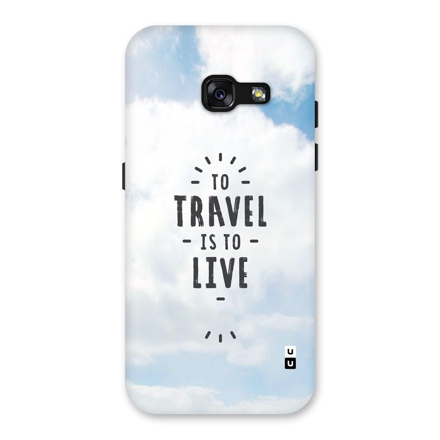 Travel is Life Back Case for Galaxy A3 (2017)