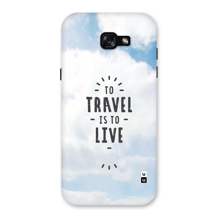 Travel is Life Back Case for Galaxy A7 (2017)