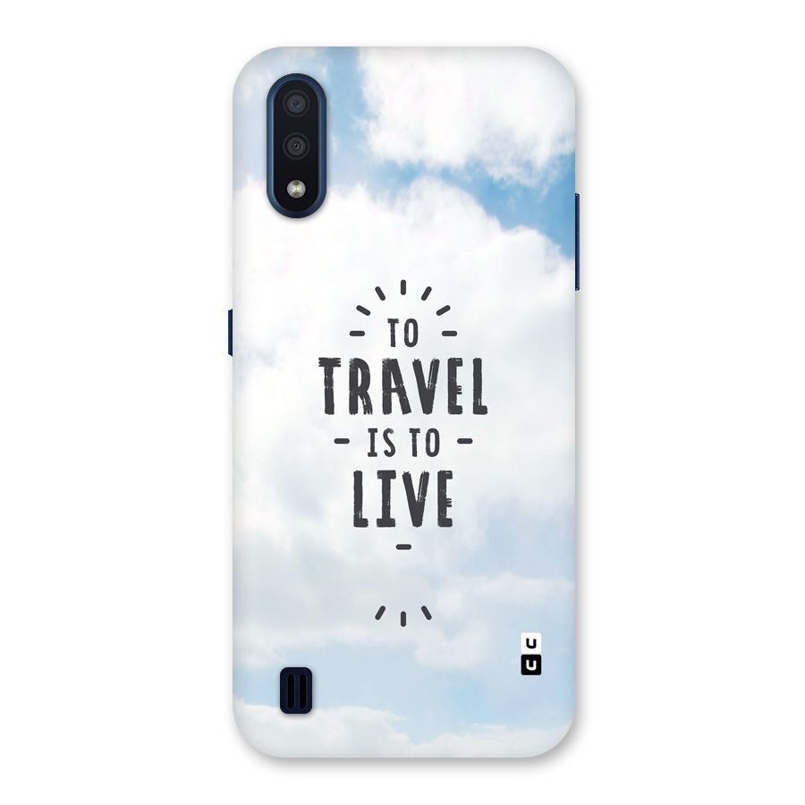 Travel is Life Back Case for Galaxy M01