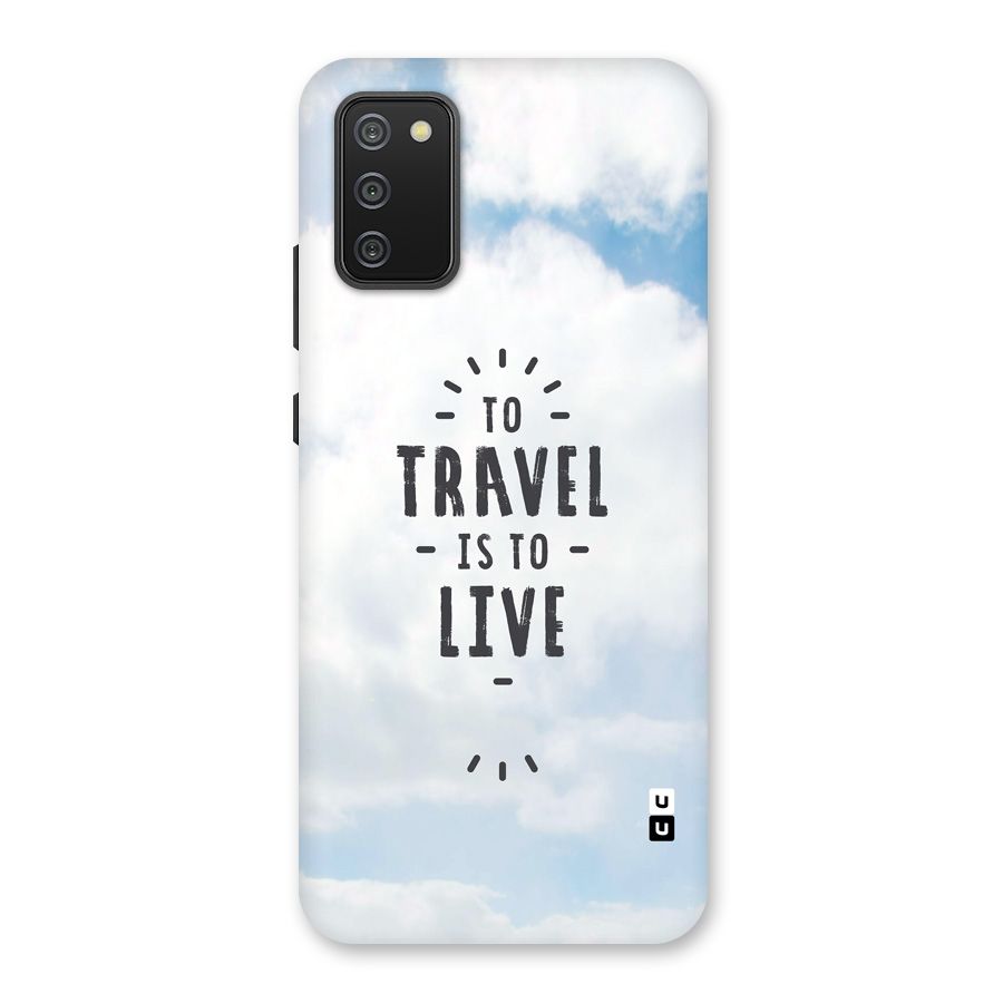 Travel is Life Back Case for Galaxy M02s