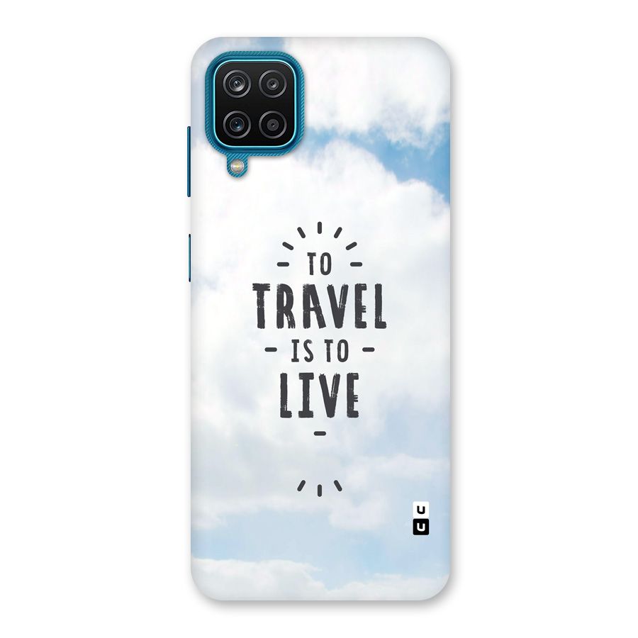 Travel is Life Back Case for Galaxy M12