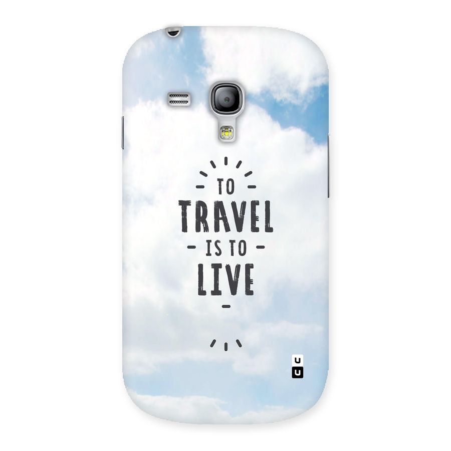 Travel is Life Back Case for Galaxy S3 Mini