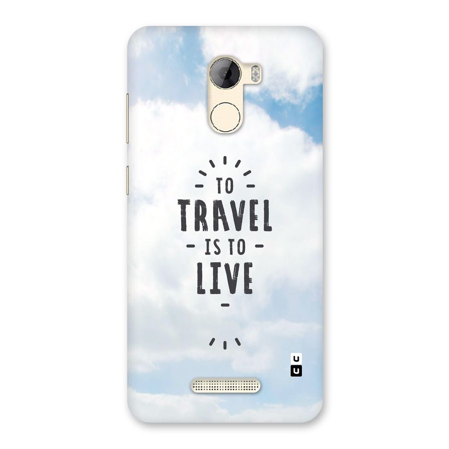 Travel is Life Back Case for Gionee A1 LIte