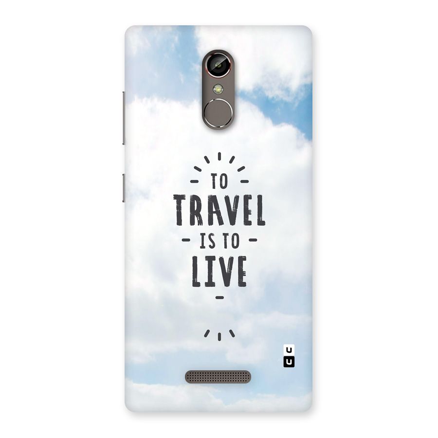 Travel is Life Back Case for Gionee S6s