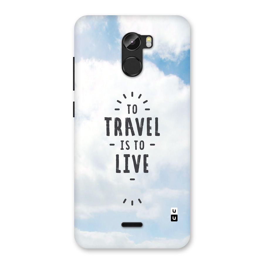 Travel is Life Back Case for Gionee X1