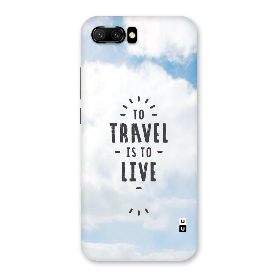 Travel is Life Back Case for Honor 10