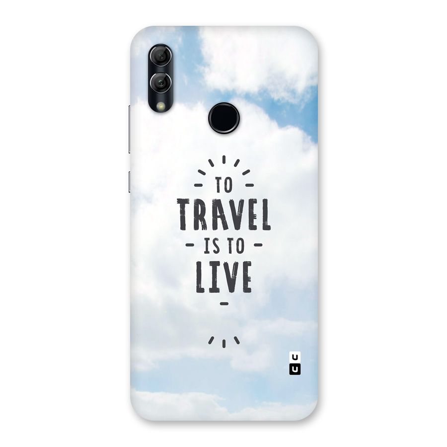 Travel is Life Back Case for Honor 10 Lite