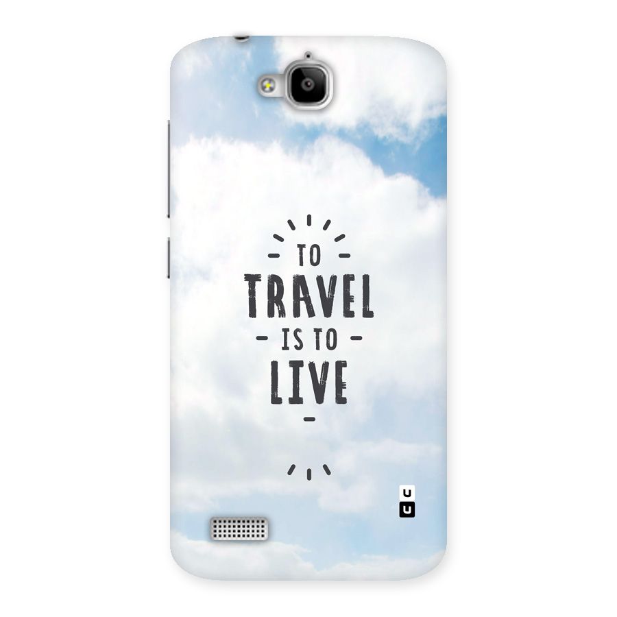 Travel is Life Back Case for Honor Holly