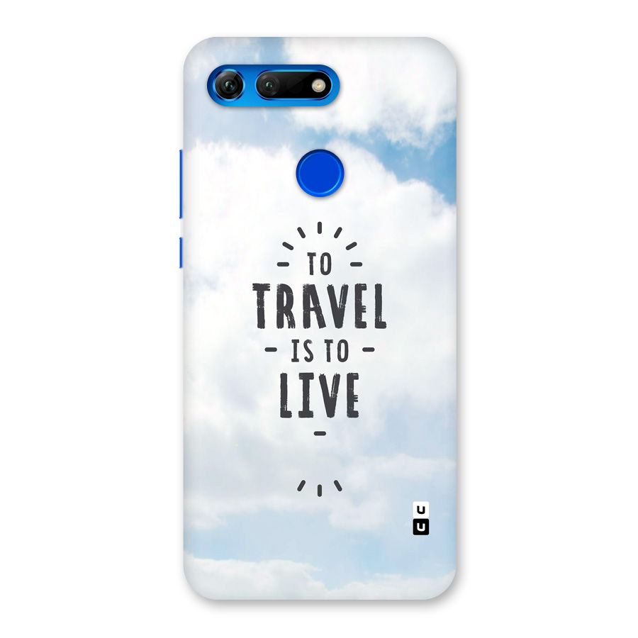 Travel is Life Back Case for Honor View 20