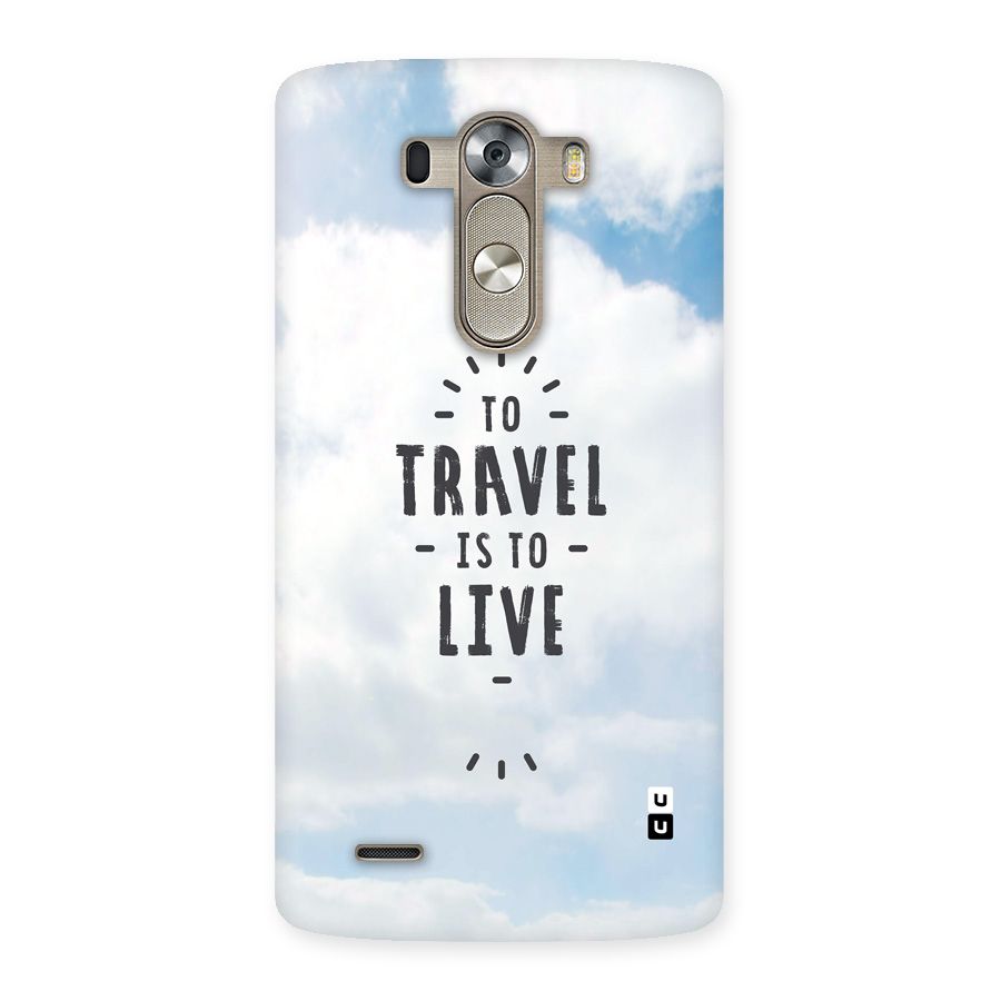 Travel is Life Back Case for LG G3
