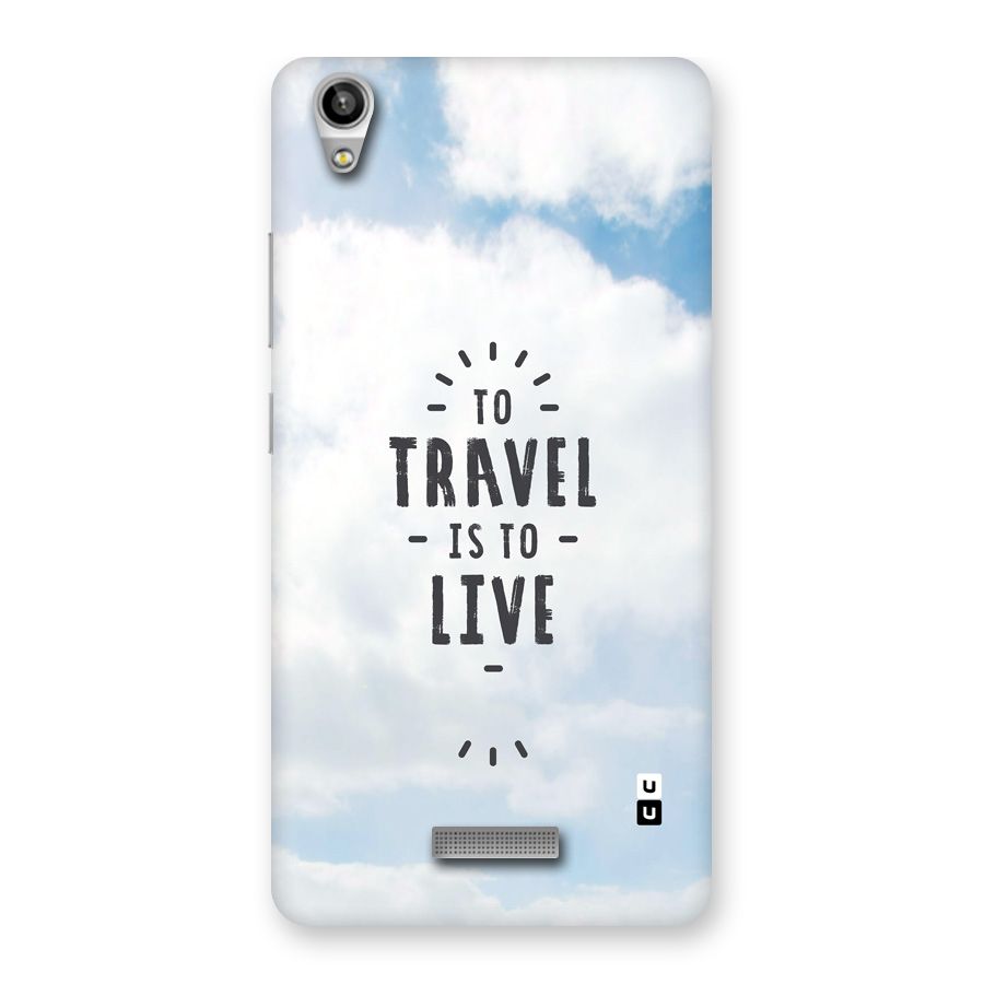 Travel is Life Back Case for Lava Pixel V1