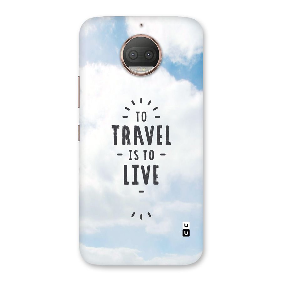 Travel is Life Back Case for Moto G5s Plus