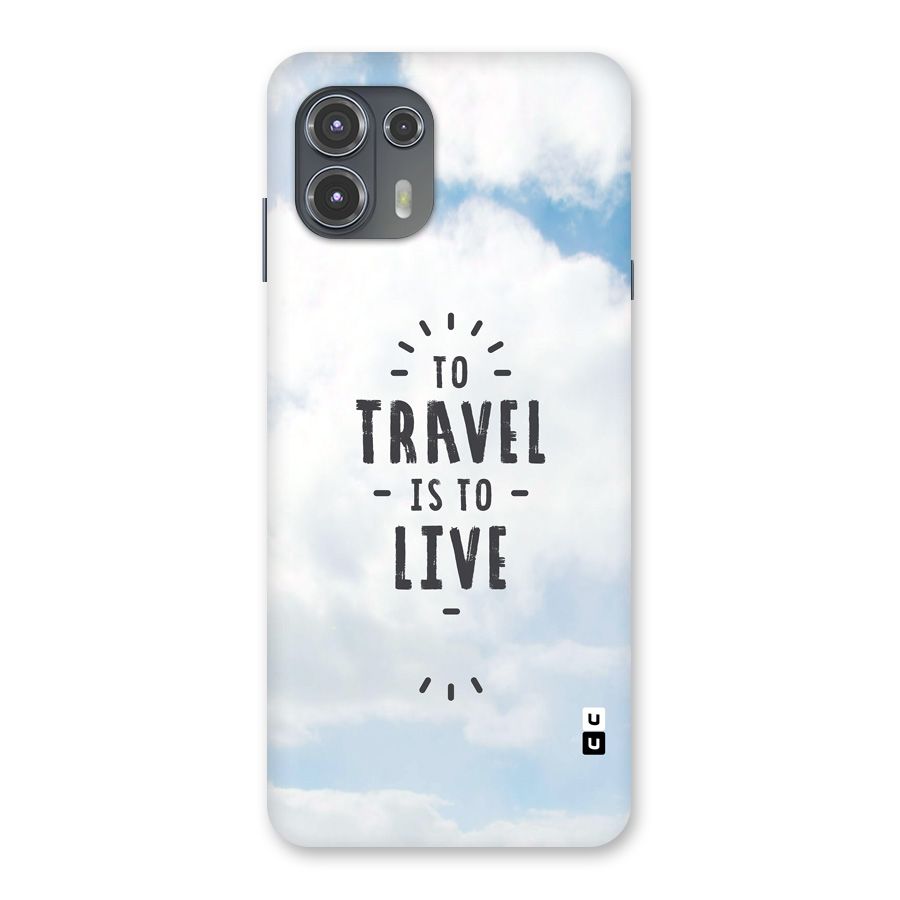 Travel is Life Back Case for Motorola Edge 20 Fusion