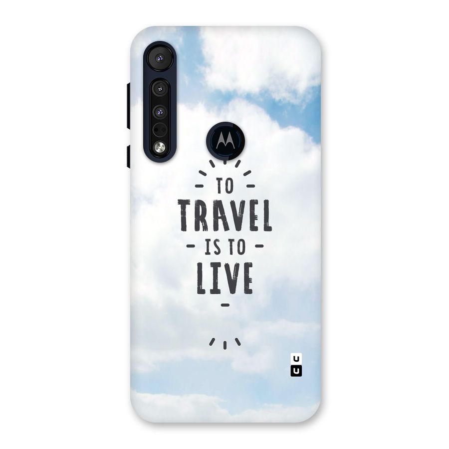 Travel is Life Back Case for Motorola One Macro