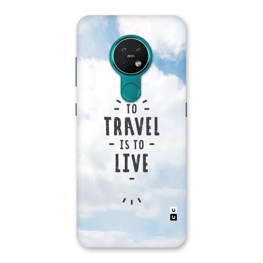 Travel is Life Back Case for Nokia 7.2