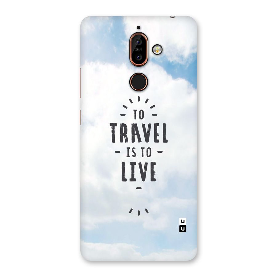 Travel is Life Back Case for Nokia 7 Plus