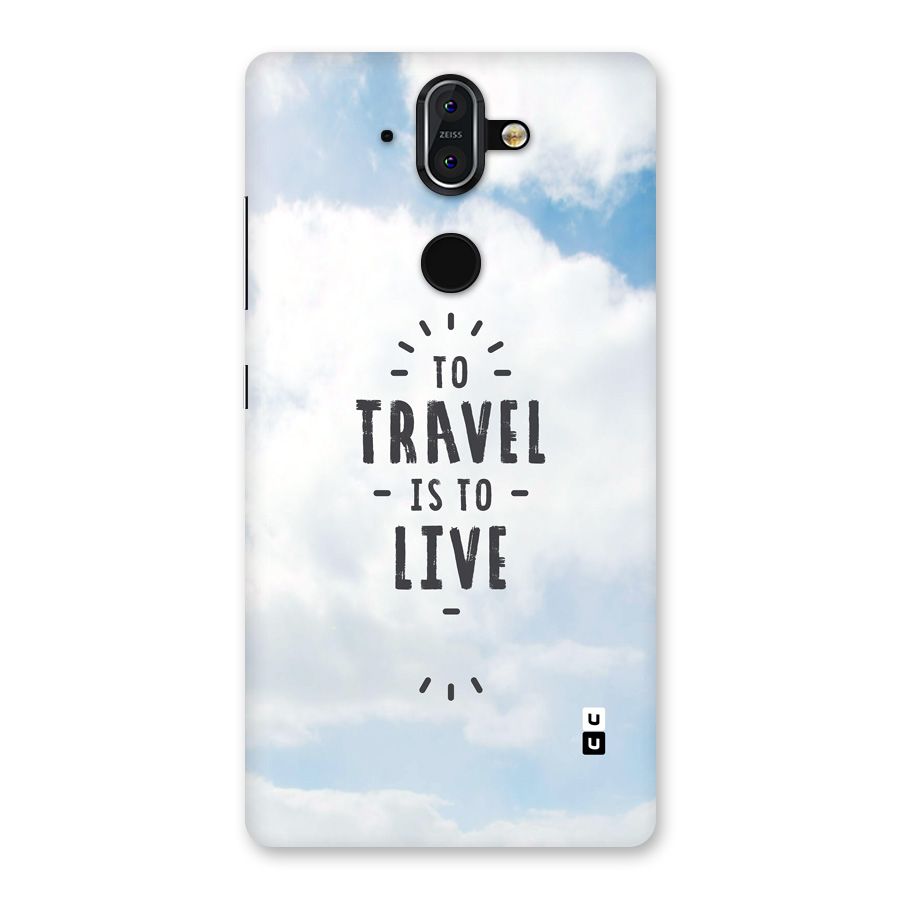Travel is Life Back Case for Nokia 8 Sirocco