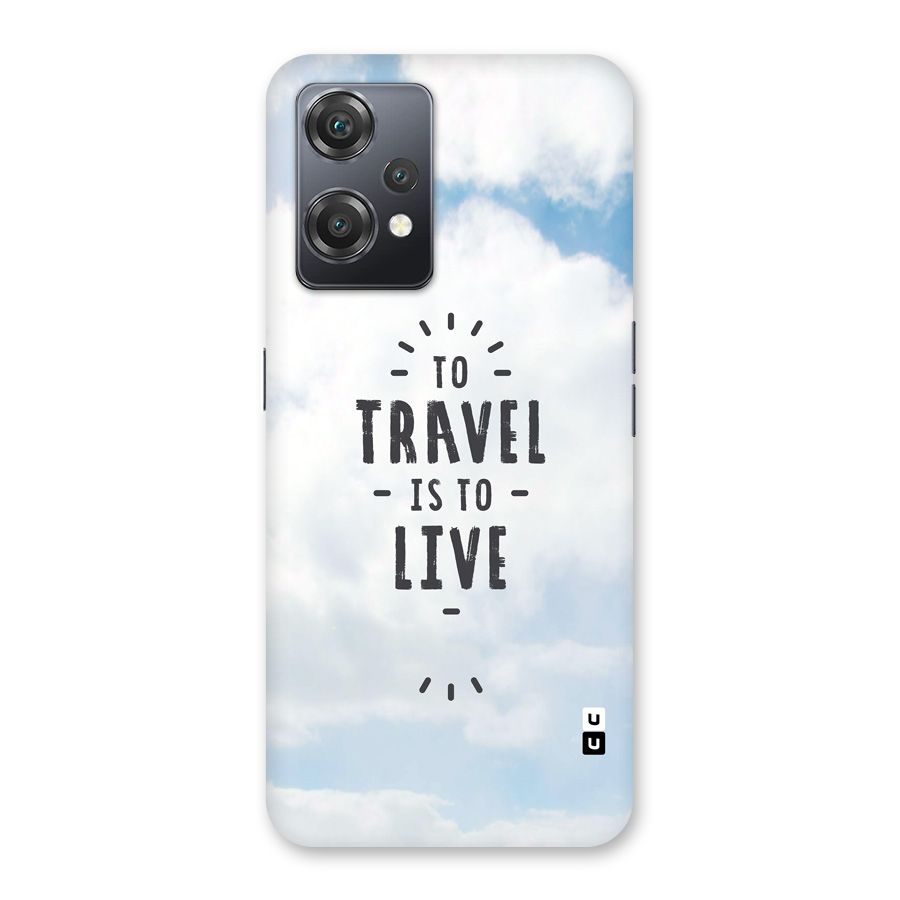 Travel is Life Back Case for OnePlus Nord CE 2 Lite 5G