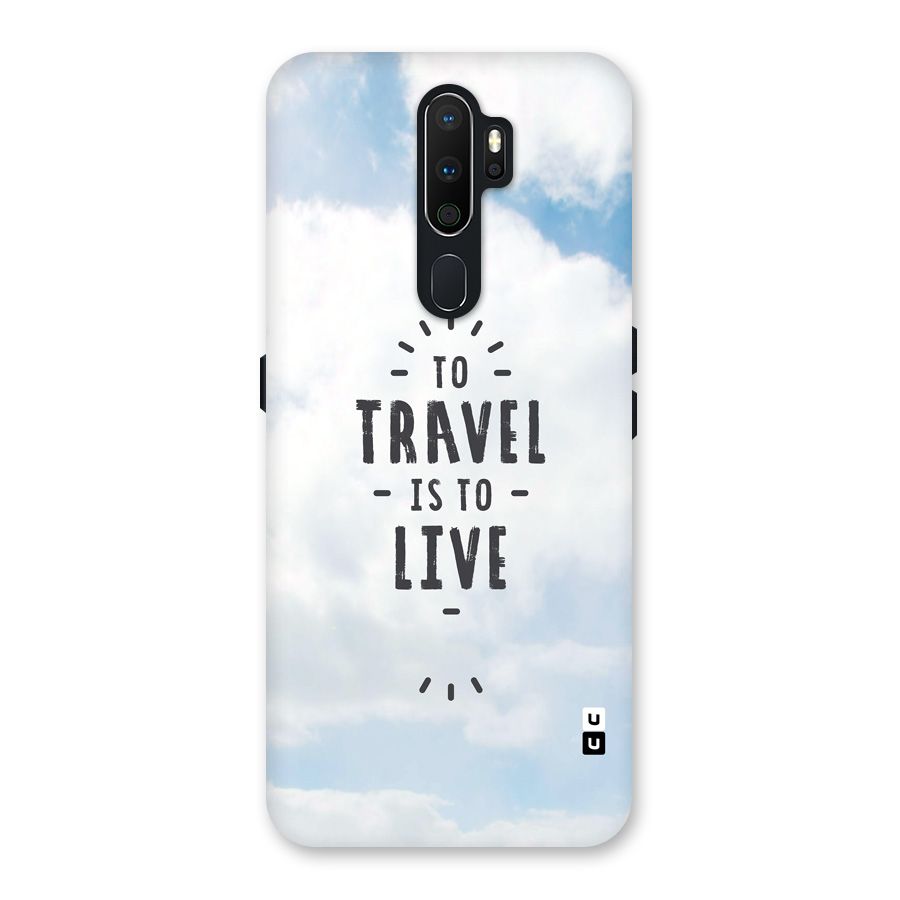 Travel is Life Back Case for Oppo A5 (2020)